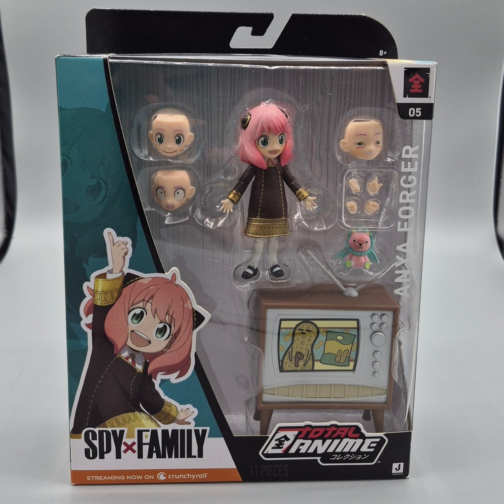 Jazwares Total Anime Spy x Family Anya Forger 05 Action Figure 11 Pieces New